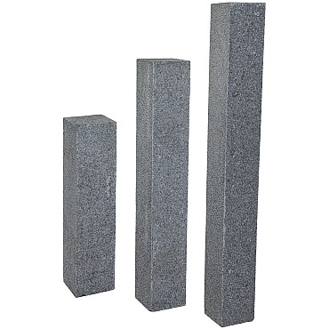Donker grijs graniet G654 stapelblok gevlamd 100x12x12 cm. ~
