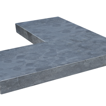 Hoek Blue Moon Honed Linea 50-25x50x3 cm ~