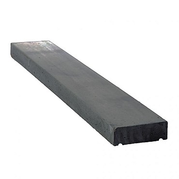 Muurafdekband vlak glad zwart 100x15x5 cm. ~