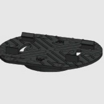 Comfort bovenplaat C-clip LINUP voor Linup profiel ~
