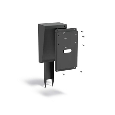 Connection post Aluminium 198x173x677 mm.