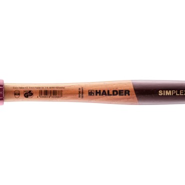 Halder Simplex hamer rubber composiet / nylon compleet 30 mm. ~