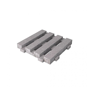 Schellevis Oudhollandse Wecko grijs100x100x12 cm. ~