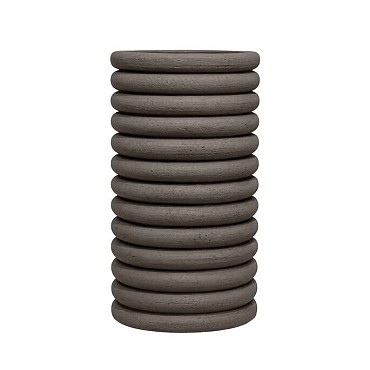 Pottery Pots plantenbak Milo High L Ribbed Brown  (øxh) 29x53 cm. ~