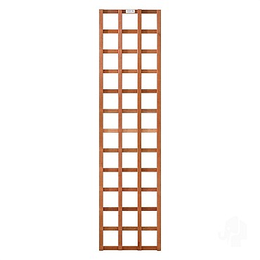 Hardhout FSC trellis recht 550x1800mm RVS bc ~