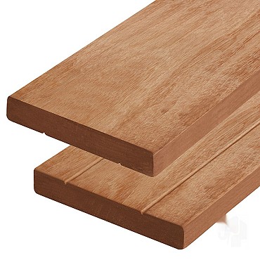 Kapur decking 28x190x3950 mm glad/V-groef 4R~
