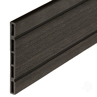 WPC-antraciet FSC schuttingplank 13x145x1800mm 4st/set bc ~