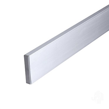 Aluminium ligger met 2x kap 13x70x1800mm bc ~