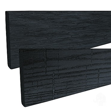 Eva-Last Nero FSC afdekprofiel 11x71x2200mm houtnerf/gevlamd bc ~