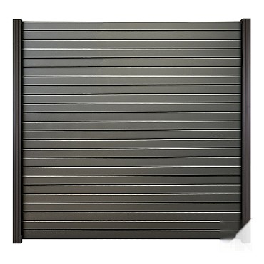 Elephant schutting Dark Line aluminium Rhombus 24L 1800x1800mm horizontaal antraciet ~