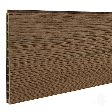 Elephant lamel Mix&Match houtcomposiet FSC 20x282x1800mm (2 stuks) co-ex Natural dark brown ~