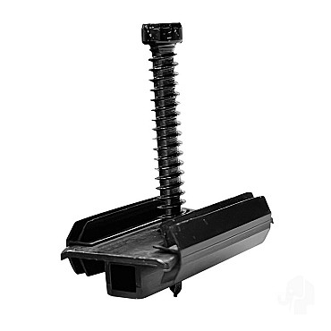 Elephant TOP Clip universeel tussenclips RVS zwart gepoedercoat (100 st) ~