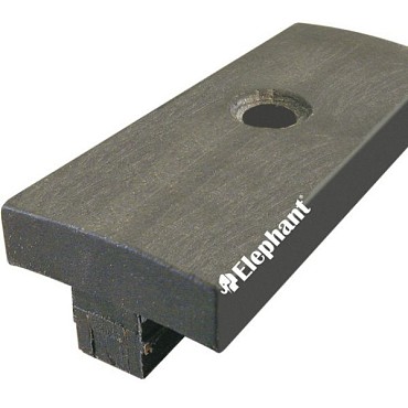 Polymer-antraciet clips (tbv WPC) 100 stuks in emmer bc ~