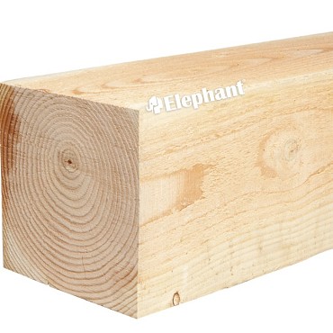 Douglas PEFC paal geschaafd zonder punt 90x90x3000mm glad bc ~