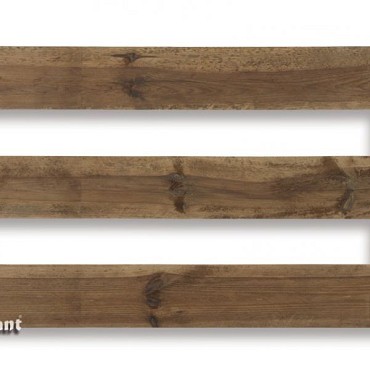 Grenen FSC tuinhek recht 3L 15mm horizontaal 30x1200x700mm glad [bruin geimpregneerd] ~