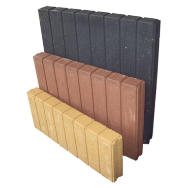 Quadroband mini palissade zwart 50x60x6 cm. ~