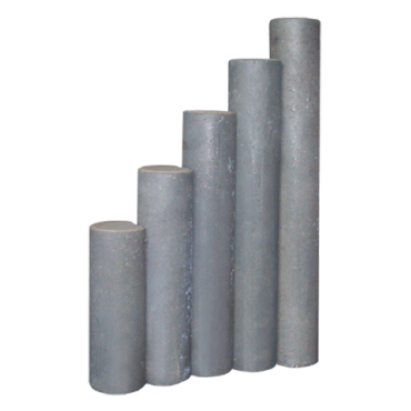 Pallisade met inkeping zwart 100x20 cm. ~