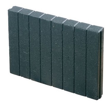 Quadroband mini palissade zwart 50x40x6 cm. ~