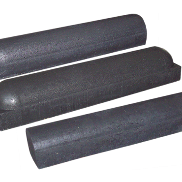 Schampband 21x18x95 2-zijdig rond grijs ~