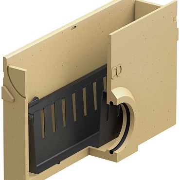 ACO vuilvanger 50 cm. emmer zonder rooster ~