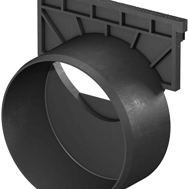 ACO Universele eindplaat kunststof met PVC uitloop Ø110mm t.b.v. Hexaline 2.0 en Euroline ~