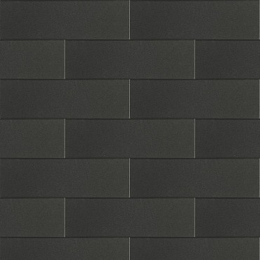 Garden Wall Black met facet 60x12x12 cm. ~