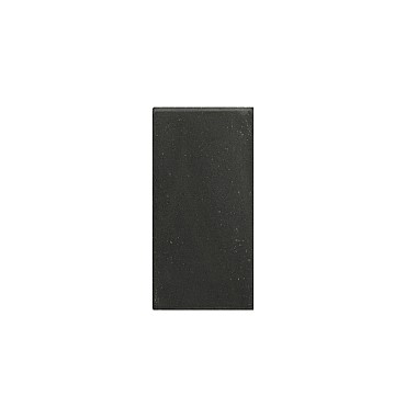Tegel 30x15x4,5 cm. zwart met pallet (plat) ~