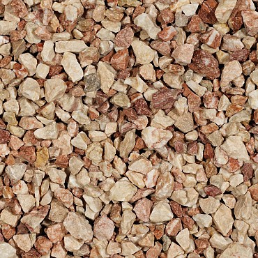 Tiroler rood split 8-16 mm. - 0,33 m³ BigBag á 500 kg. ~
