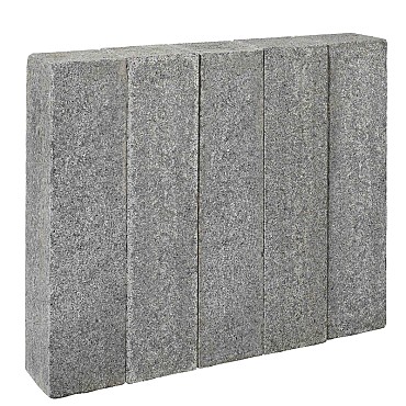 Donker grijs graniet G654 stapelblok gevlamd 50x12x12 cm. ~