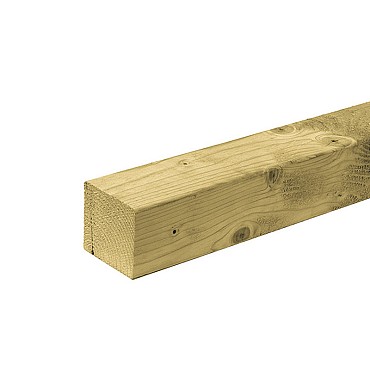 Vuren  paal geschaafd, geïmpregneerd 9x9x270~