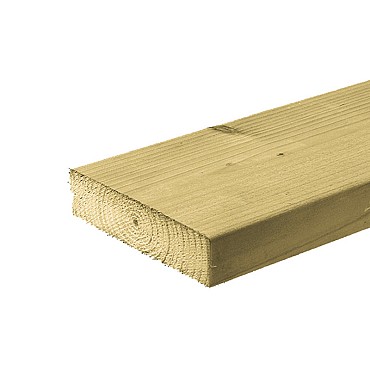 Vuren  balk geschaafd, geïmpregneerd  5,8x15,5x480~