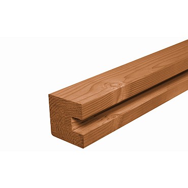Douglas eindpaal met sponning 9,5x9,5x300 ~