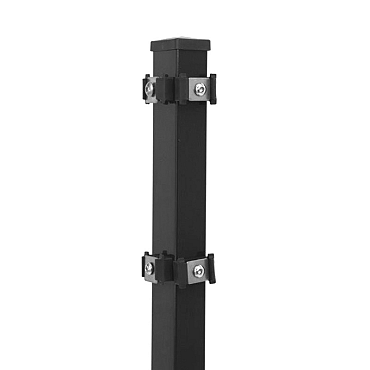 Hoekpaal antraciet 4x4x175 (mat 120)~