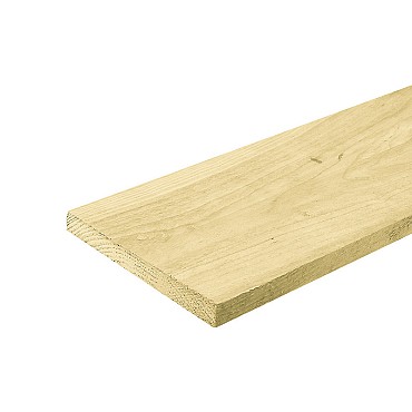 Vuren plank fijnbezaagd 2,2x20x360~