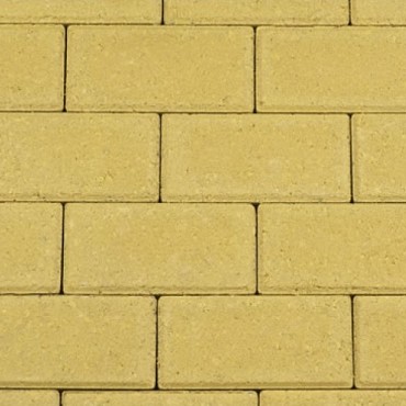 BSS geel 21x10,5x8 cm. machinaal pakket ~
