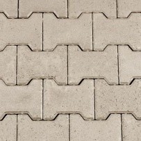 H-profiel klinker grijs 20x16,5/14x8 cm. machinaal pakket S-top ~