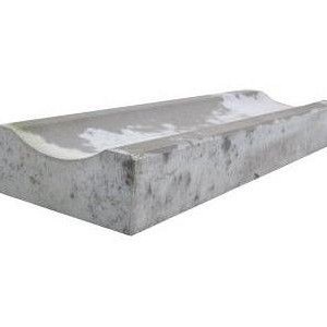 Watergreppel Met Opsprong 100X20/15X45 Type Iiib Grijs (molgoot) ~