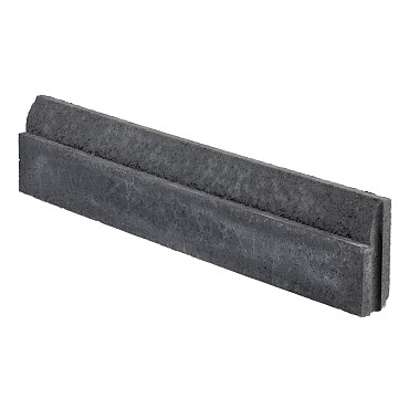 Opsluitband Inviso antraciet-zwart 100x20x6/1,5 cm. ~