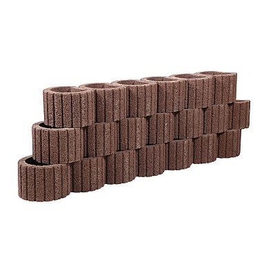 Cirkelflor mini bruin/rood 30x20x20 cm. ~