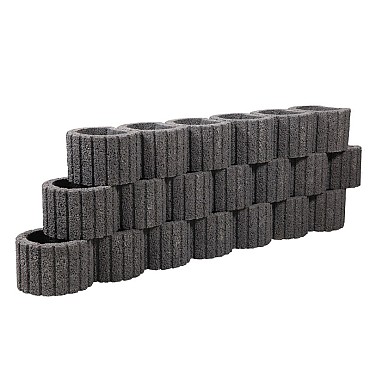 Cirkelflor mini zwart 30x20x20 cm. ~