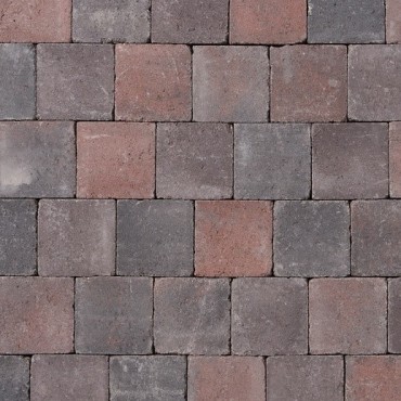 MB Drumstone rood genuanceerd 30x20x6 cm. (uitlopend 2026) ~