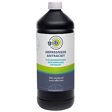 GSB Impregneer Antraciet 1 liter (kleurverdiepende beschermlaag) ~