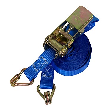 Spanband met ratelgesp en haken 5 mtr x 25 mm ~