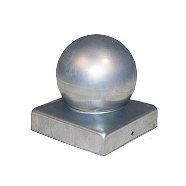 Afdekknop gegalvaniseerd 7 x 7 cm ~