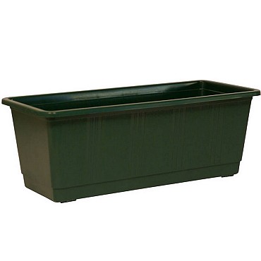 Balkonbak STANDARD 40 cm dk.groen ~