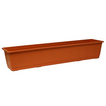 Balkonbak STANDARD 80 cm terracotta ~