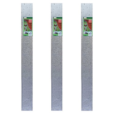 Graskant metaal 13 x 118 cm ~