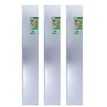 Graskant metaal 20 x 118 cm ~