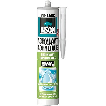 Acrylaatkit Regenvast 300 ml koker wit ~
