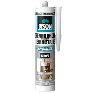 Openhaardenkit 530 g koker antraciet ~